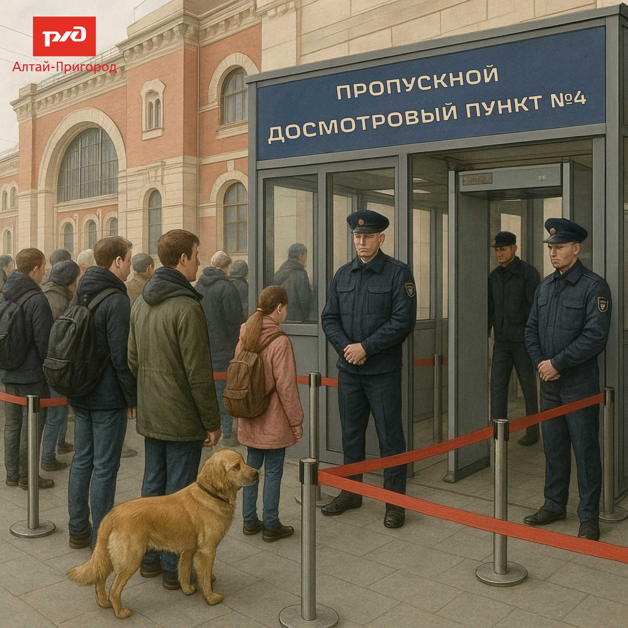Компания АО «Алтай-Пригород» обращает Ваше внимание на важность своевременной явки на вокзал